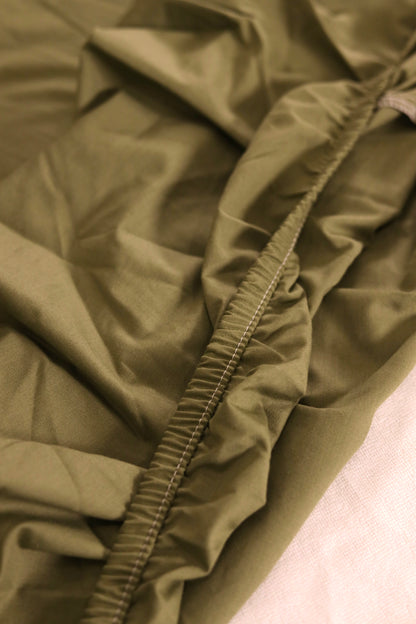 JUNGLE RUFFLES Percale Cotton Bedsheet