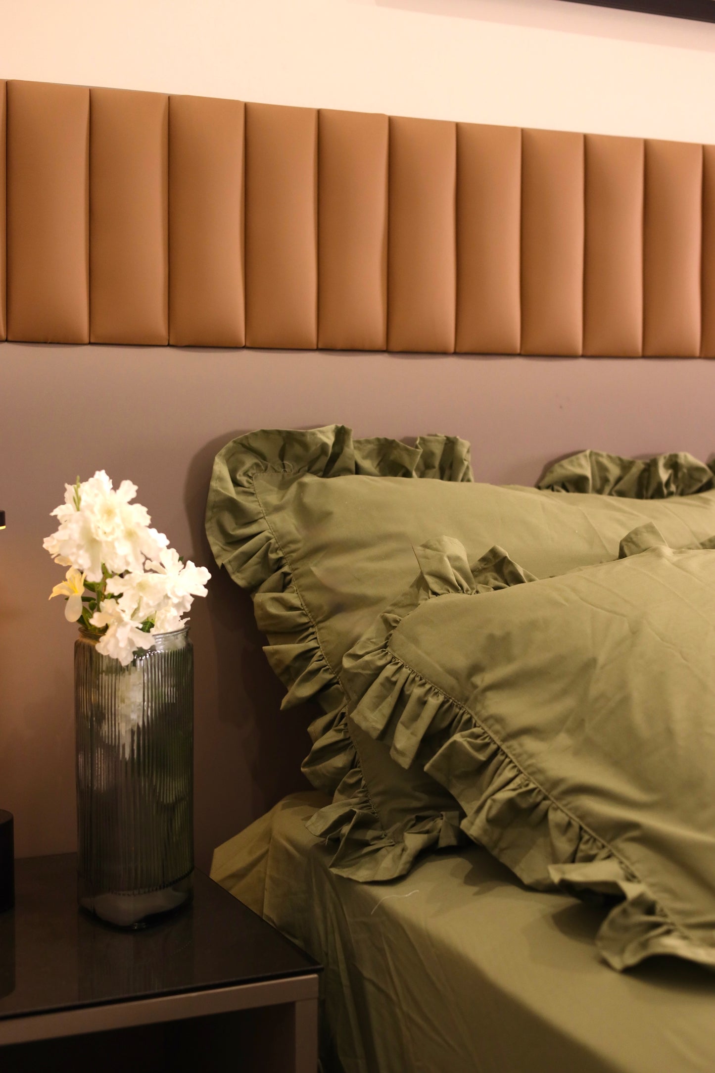 JUNGLE RUFFLES Percale Cotton Bedsheet
