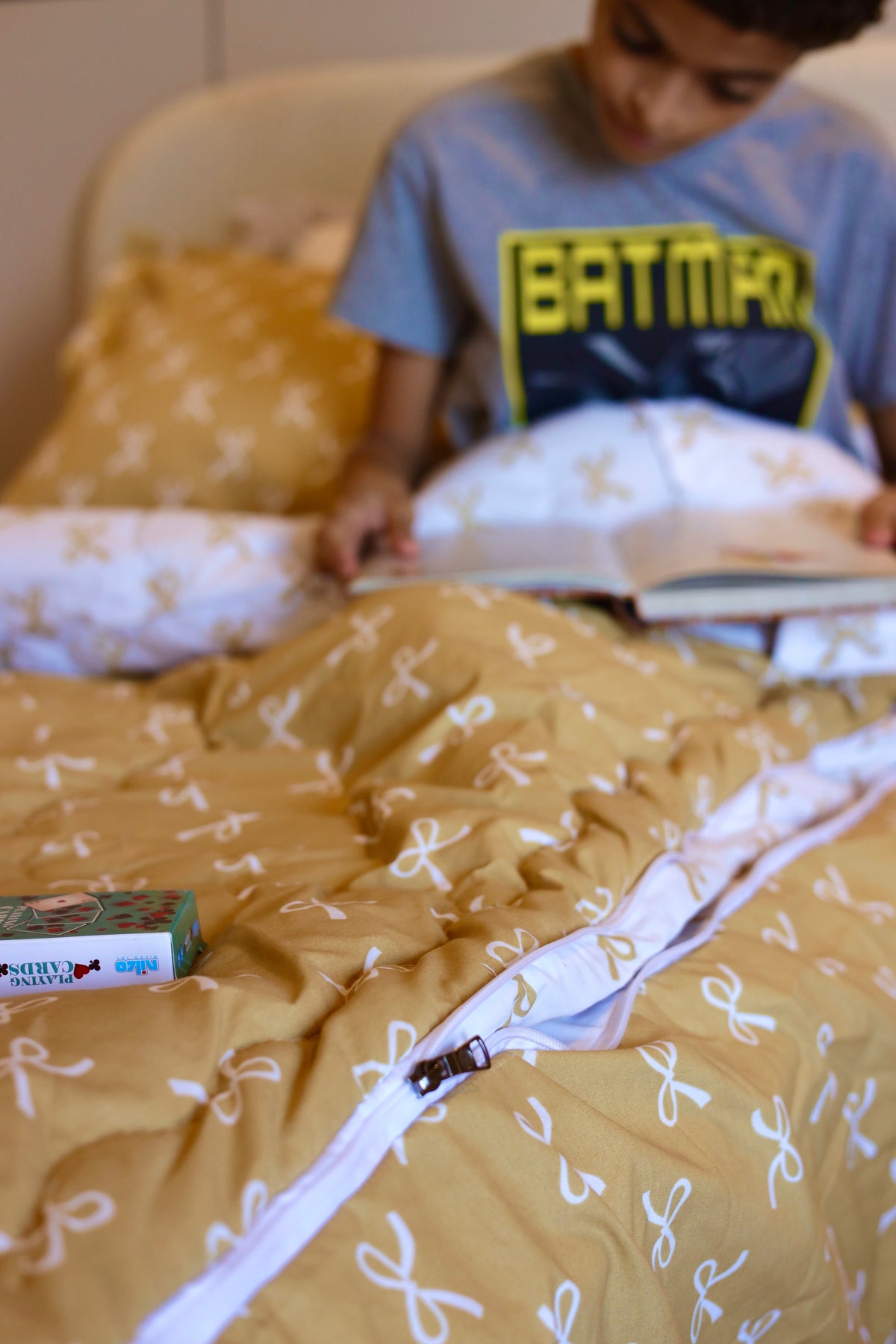 CARAMEL BOWELLA ZIPPER Bedding