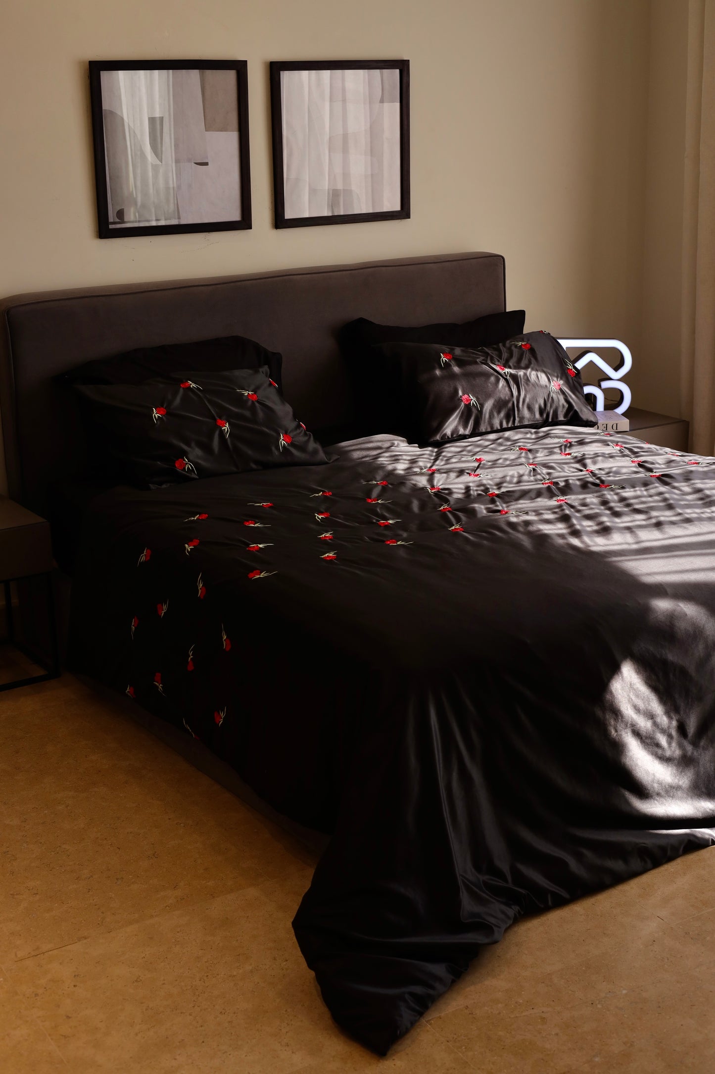 AMOUR silky cotton duvet cover