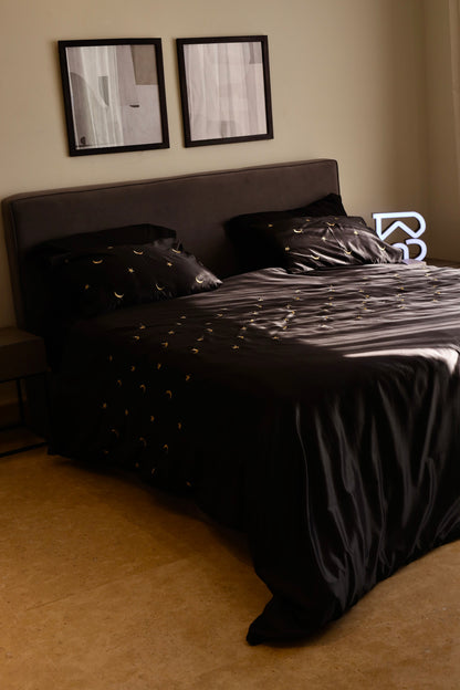 MOONLIT silky cotton duvet cover