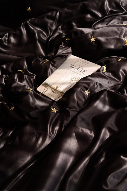 MOONLIT silky cotton duvet cover
