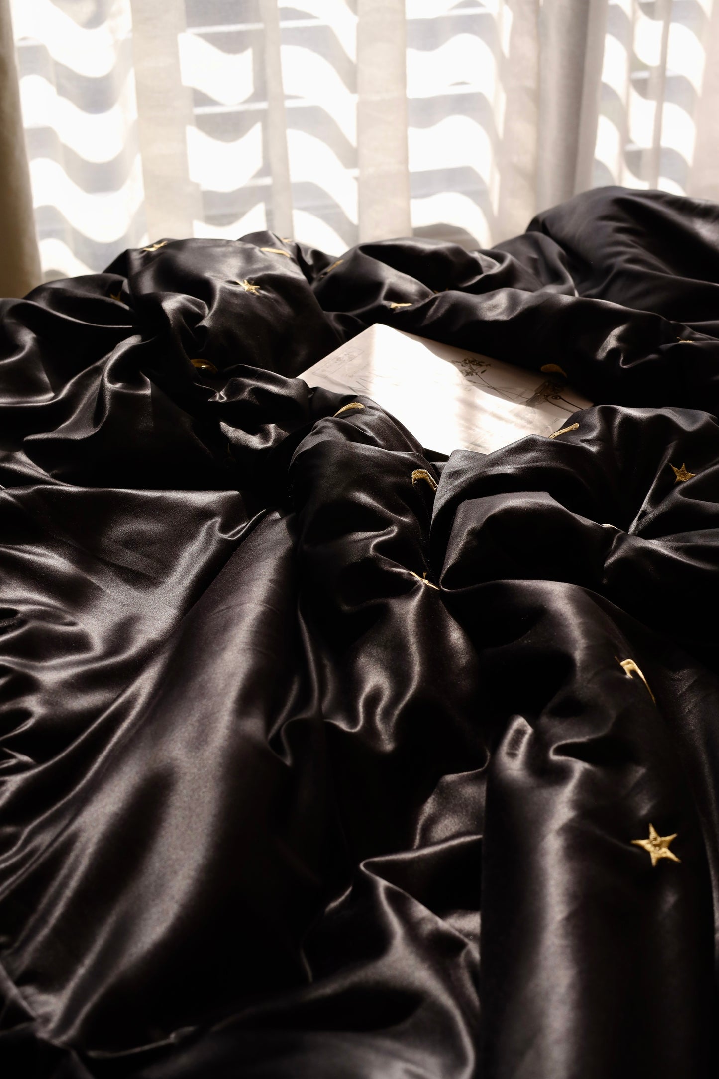 MOONLIT silky cotton duvet cover