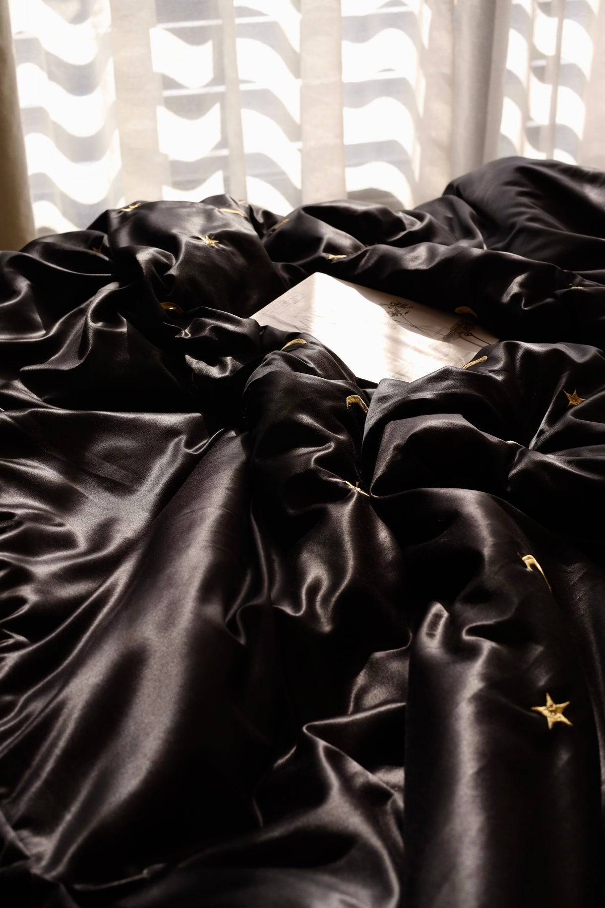 MOONLIT silky cotton duvet cover