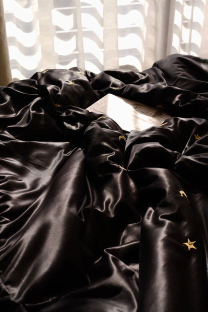 MOONLIT silky cotton duvet cover