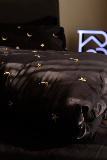 MOONLIT silky cotton duvet cover