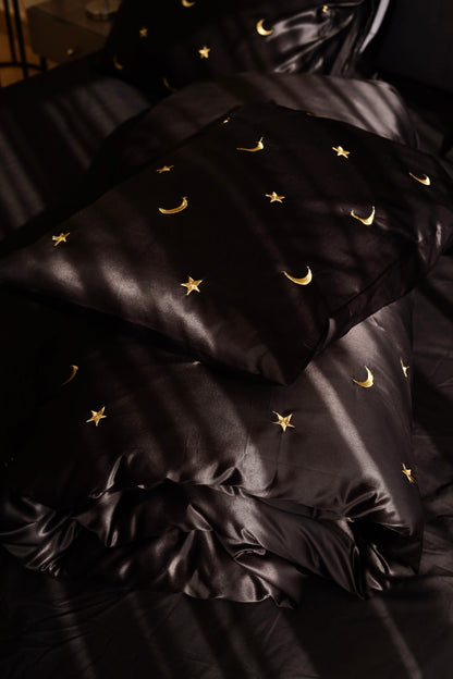 MOONLIT silky cotton duvet cover