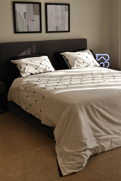 STAY IN BED silky cotton duvet cover