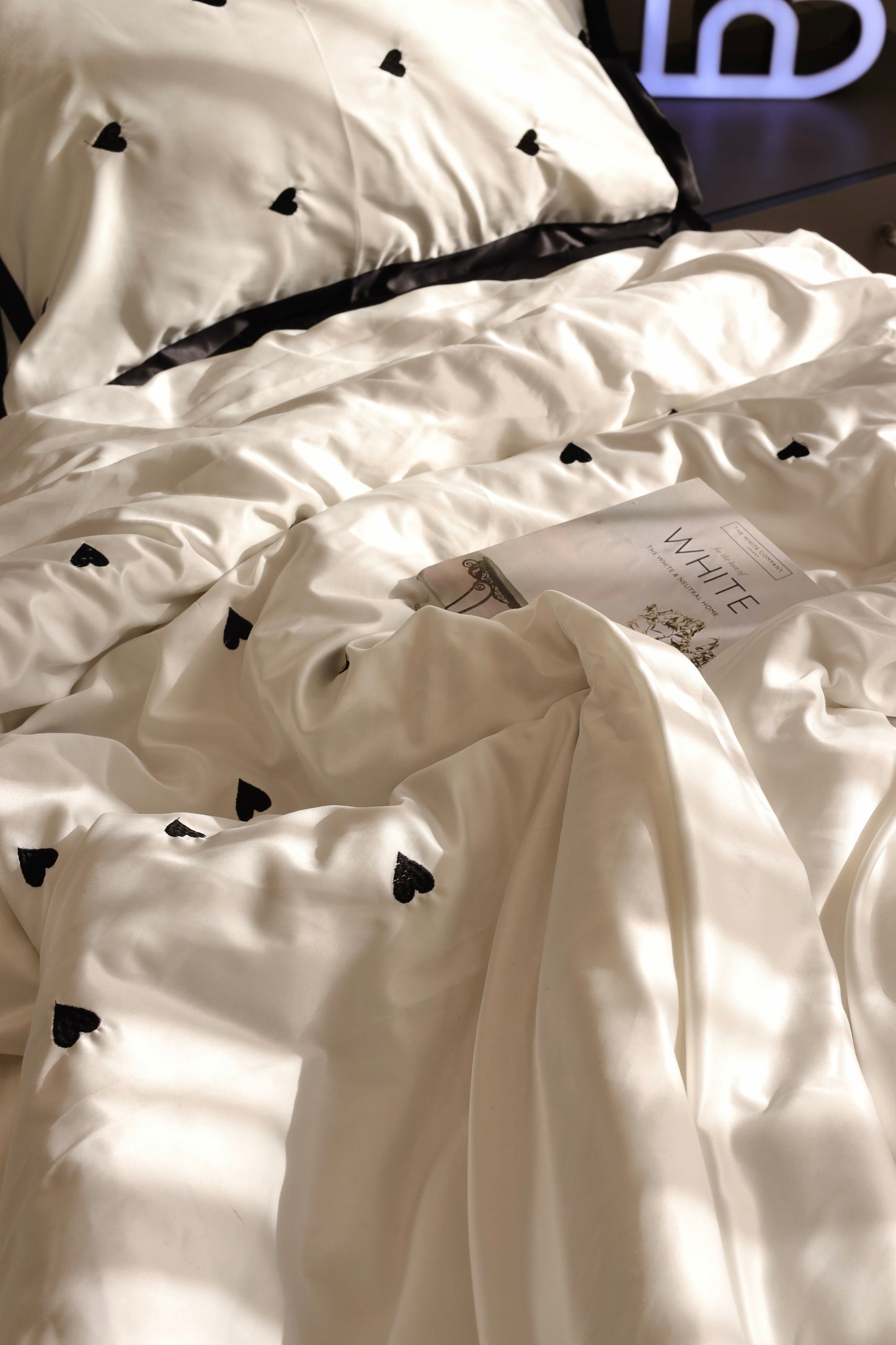 STAY IN BED silky cotton duvet cover