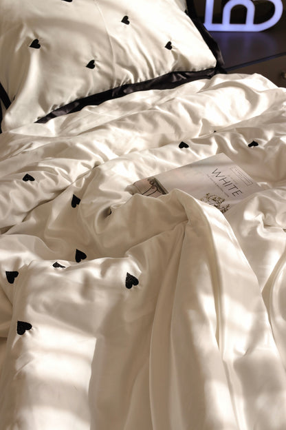 STAY IN BED silky cotton duvet cover