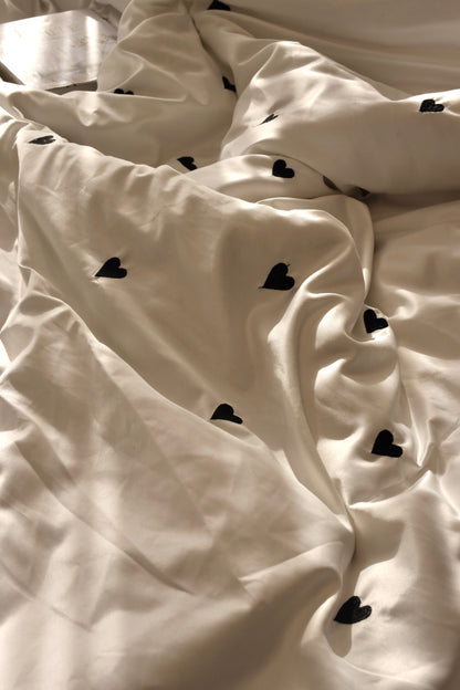 STAY IN BED silky cotton duvet cover