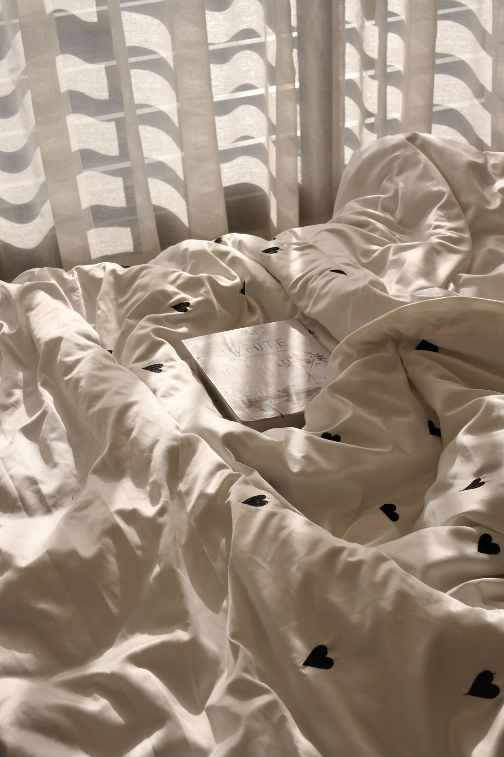 STAY IN BED silky cotton duvet cover