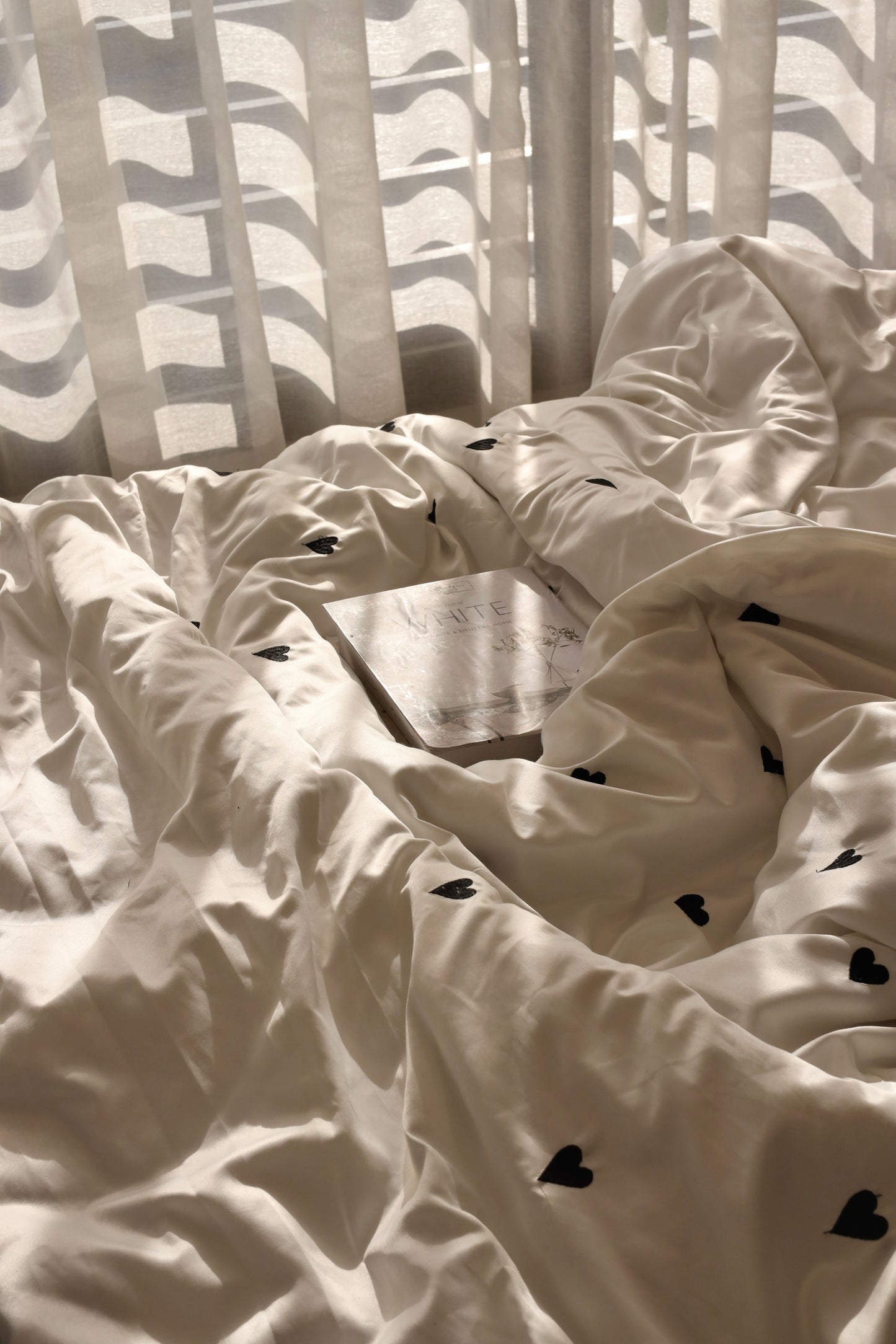 STAY IN BED silky cotton duvet cover