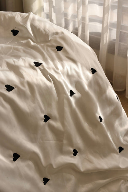 STAY IN BED silky cotton duvet cover