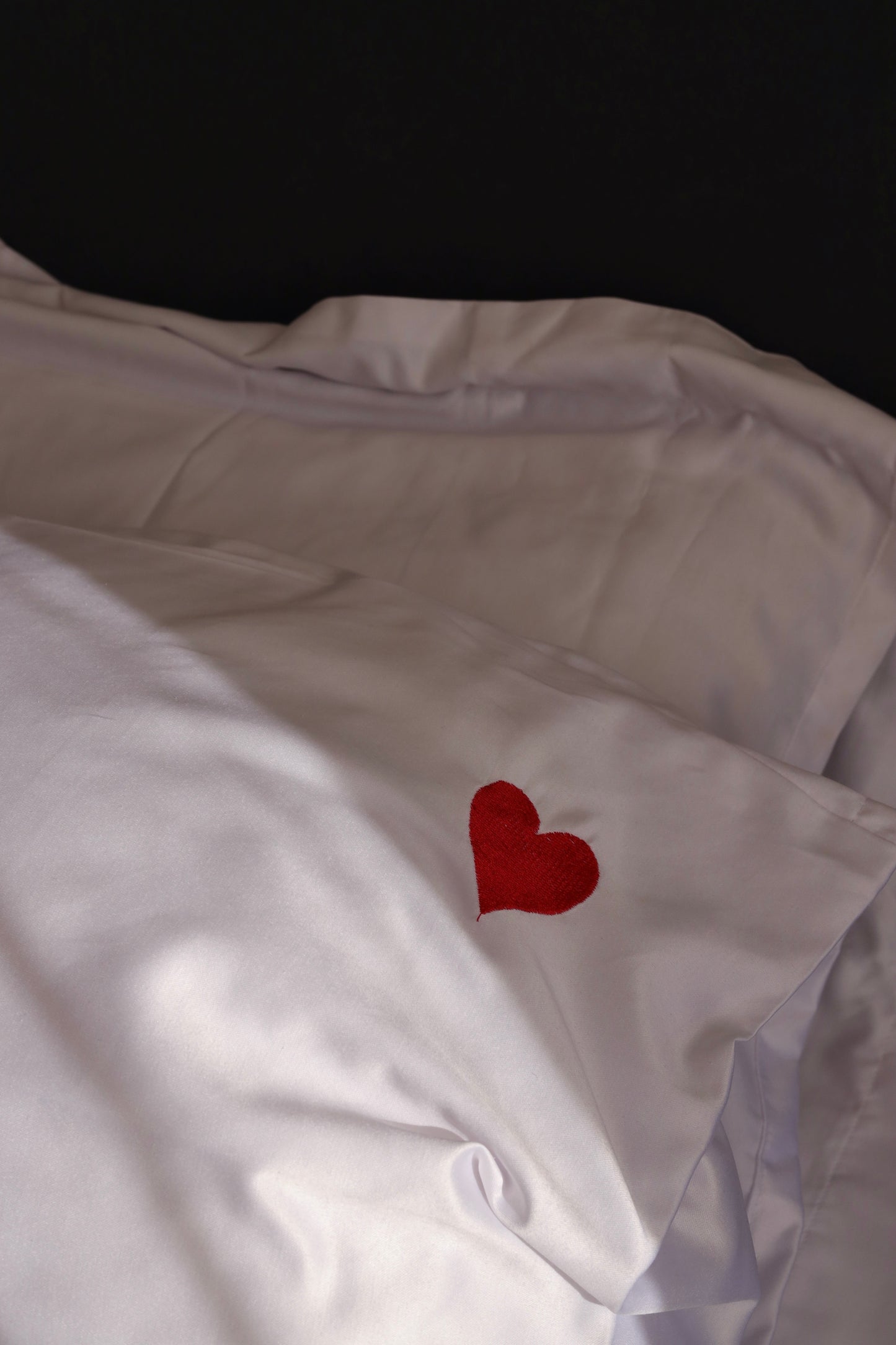 HEARTBEATS silky cotton duvet cover