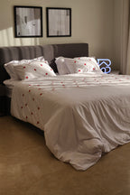 ROSETTE silky cotton duvet cover