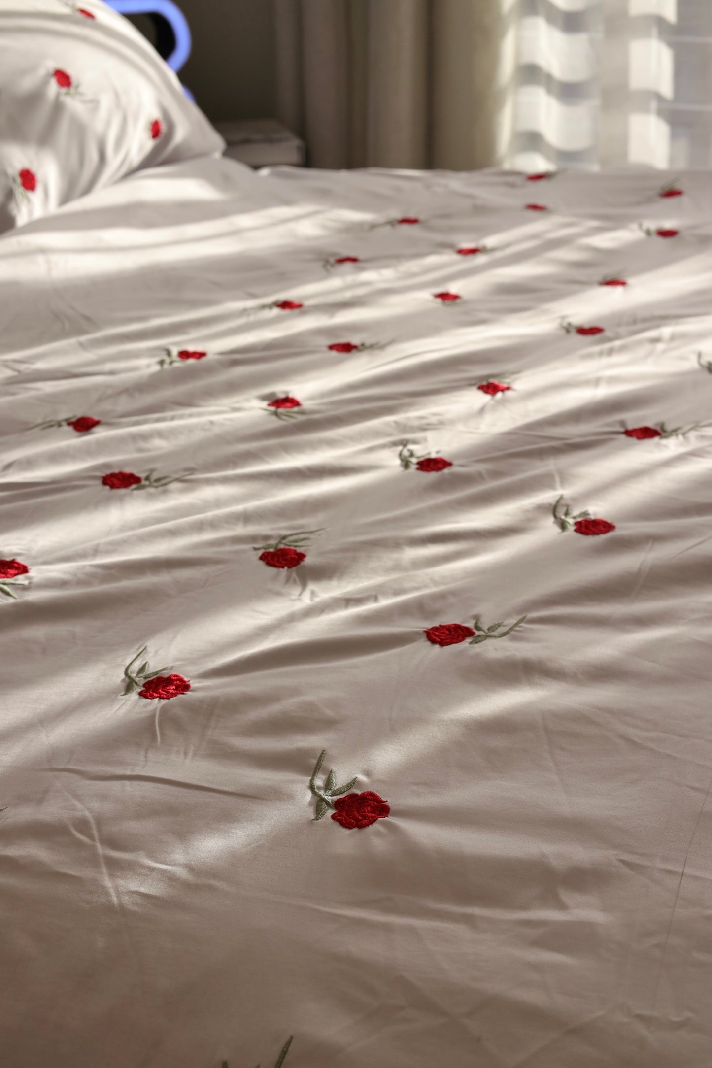 ROSETTE silky cotton duvet cover
