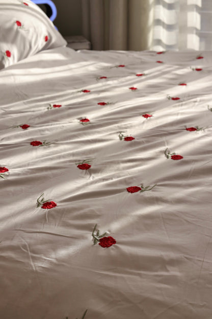 ROSETTE silky cotton duvet cover