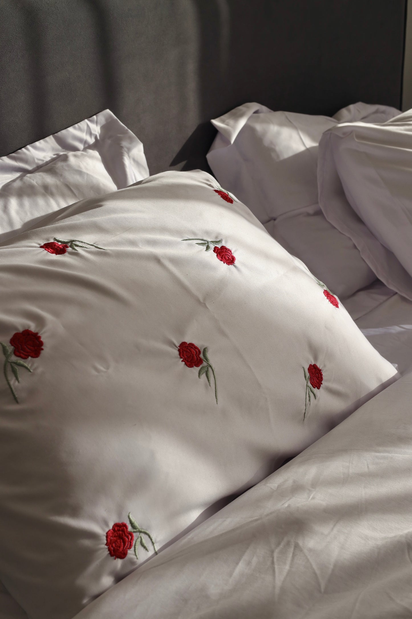 ROSETTE silky cotton duvet cover