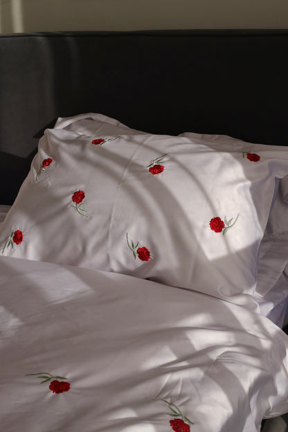 ROSETTE silky cotton duvet cover