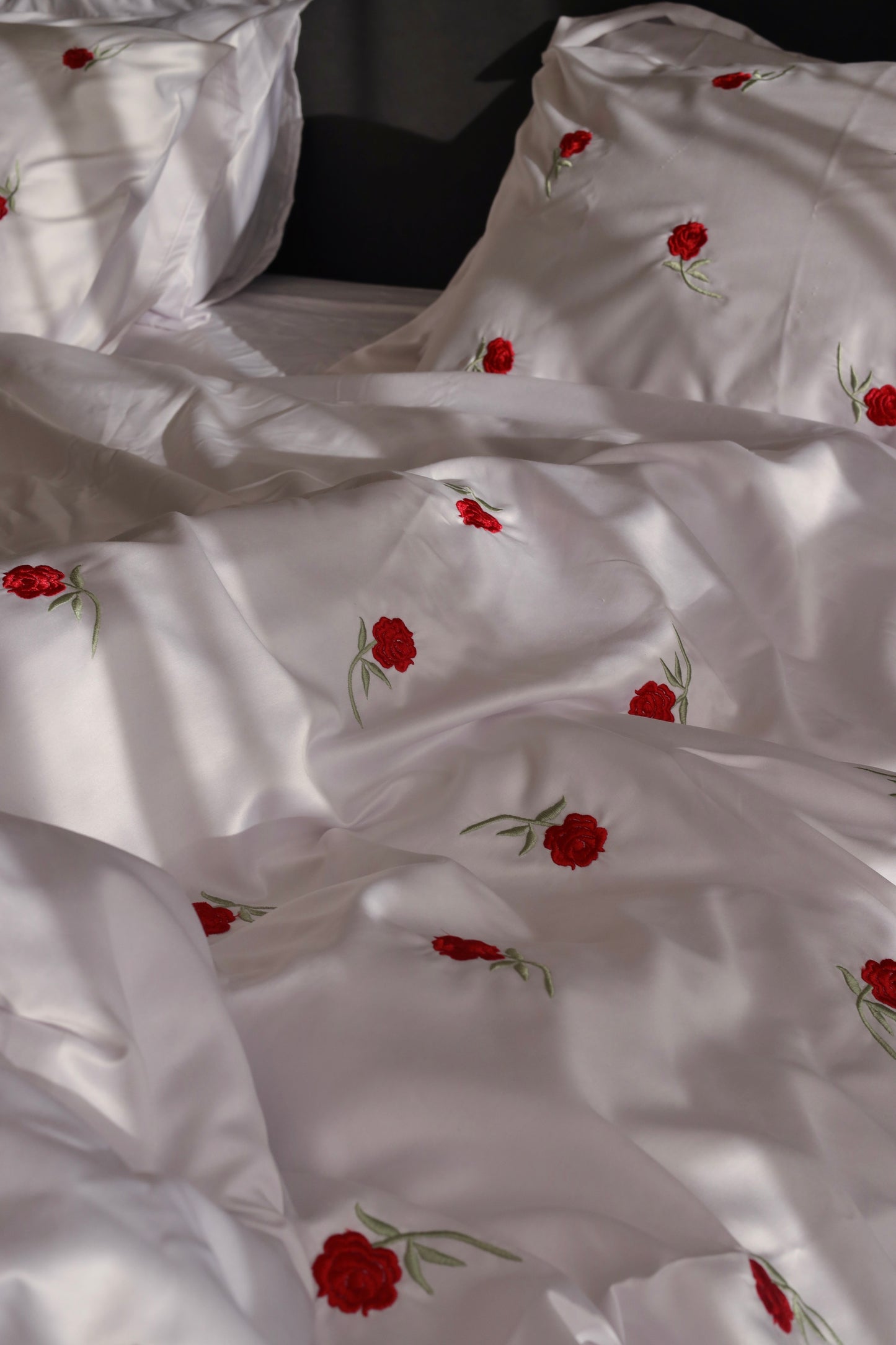 ROSETTE silky cotton duvet cover