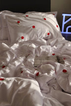 ROSETTE silky cotton duvet cover