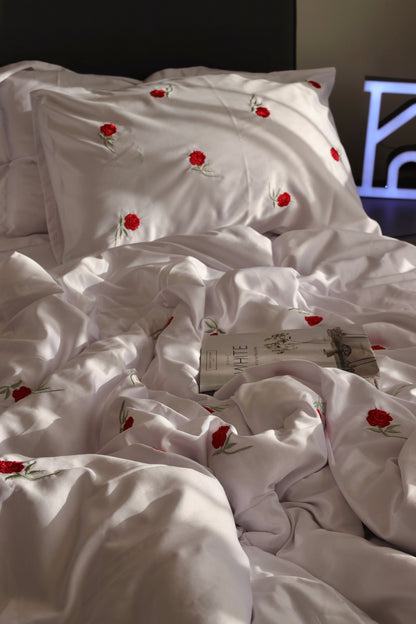 ROSETTE silky cotton duvet cover