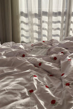 ROSETTE silky cotton duvet cover