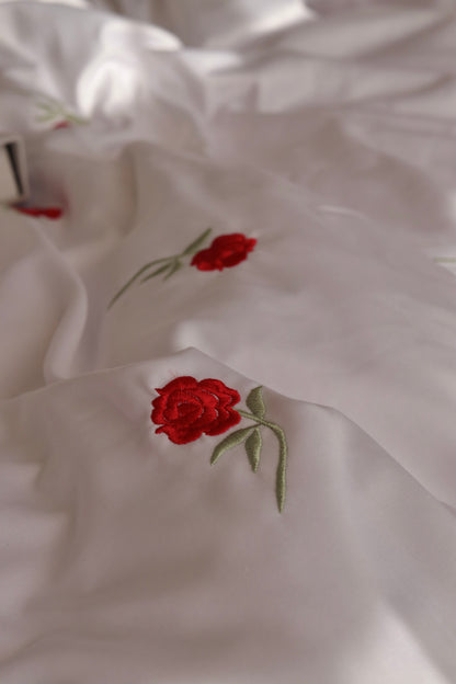 ROSETTE silky cotton duvet cover
