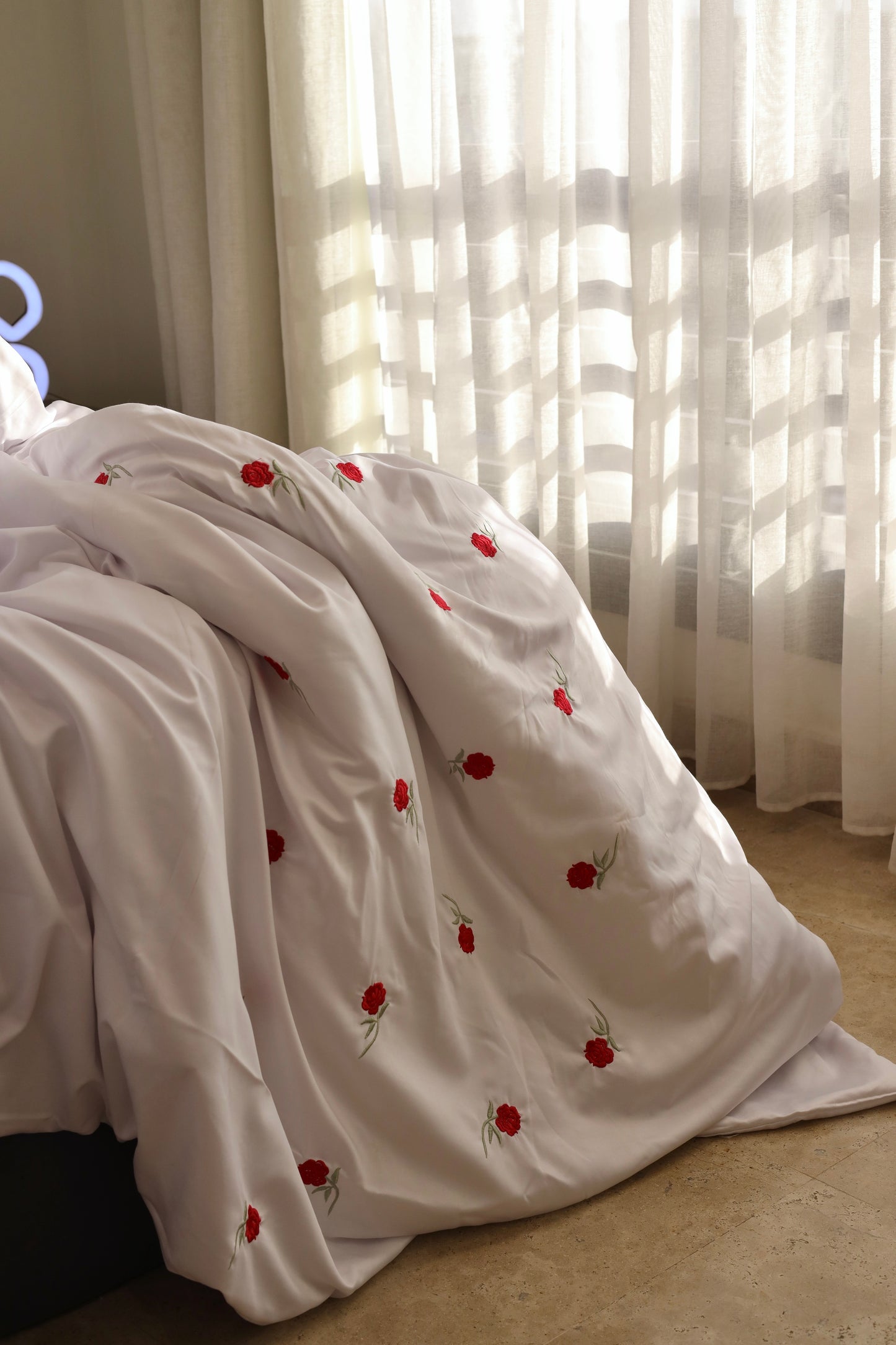 ROSETTE silky cotton duvet cover