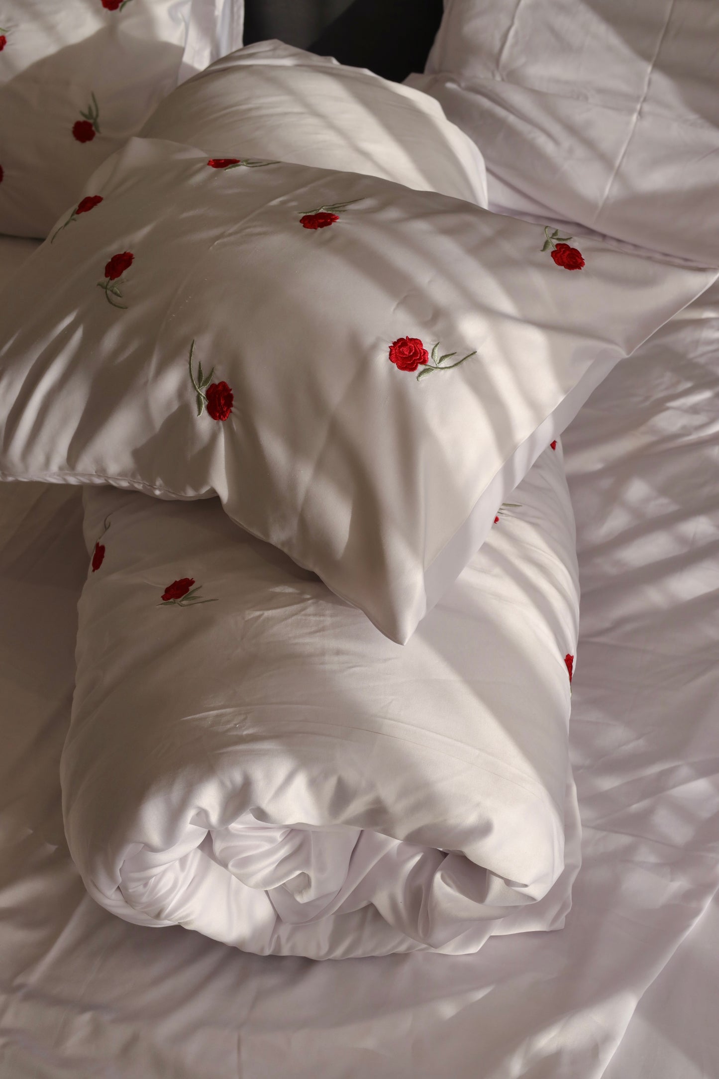 ROSETTE silky cotton duvet cover