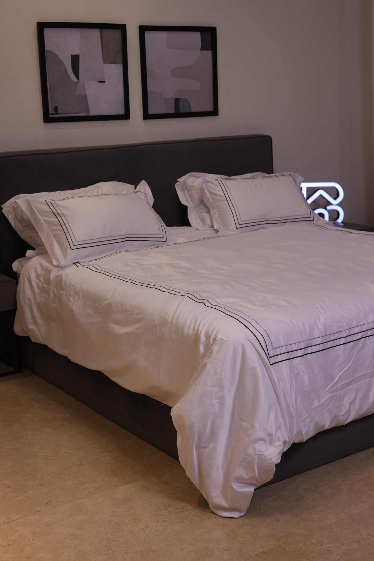 MONACO silky cotton duvet cover