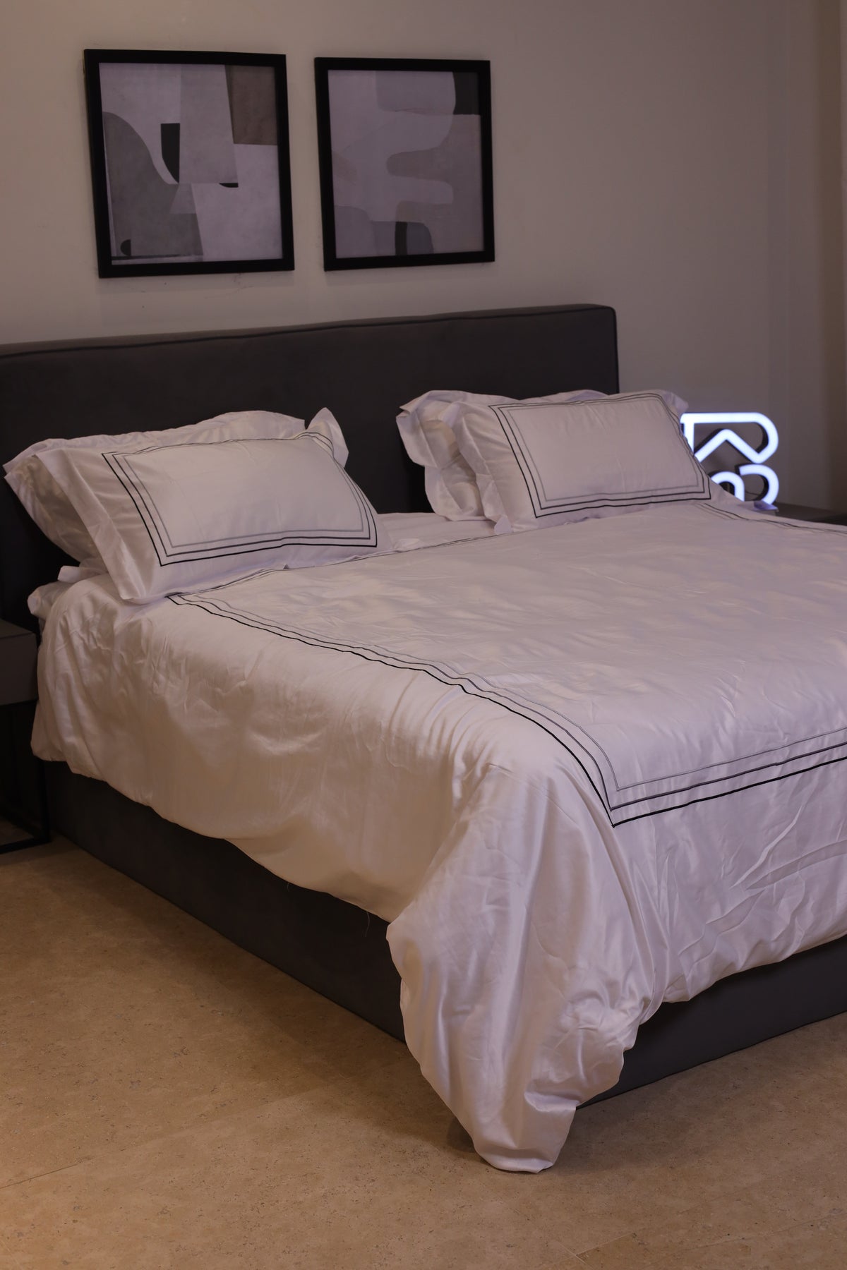 MONACO silky cotton duvet cover