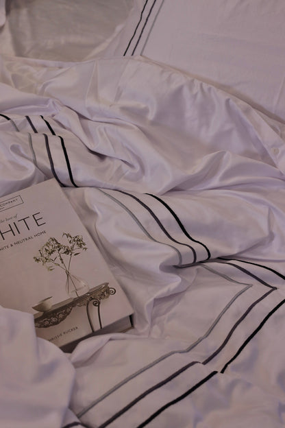 MONACO silky cotton duvet cover