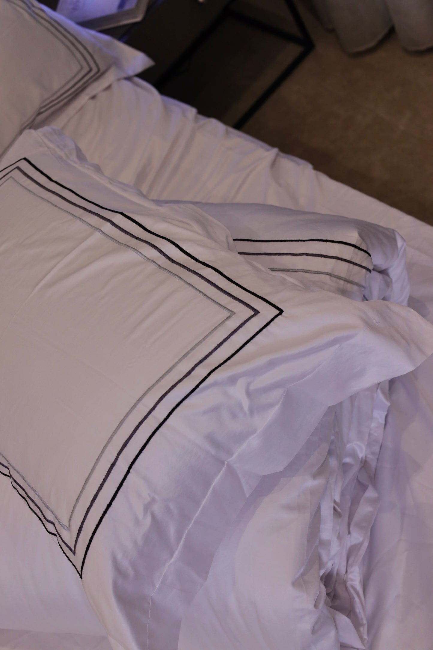 MONACO silky cotton duvet cover