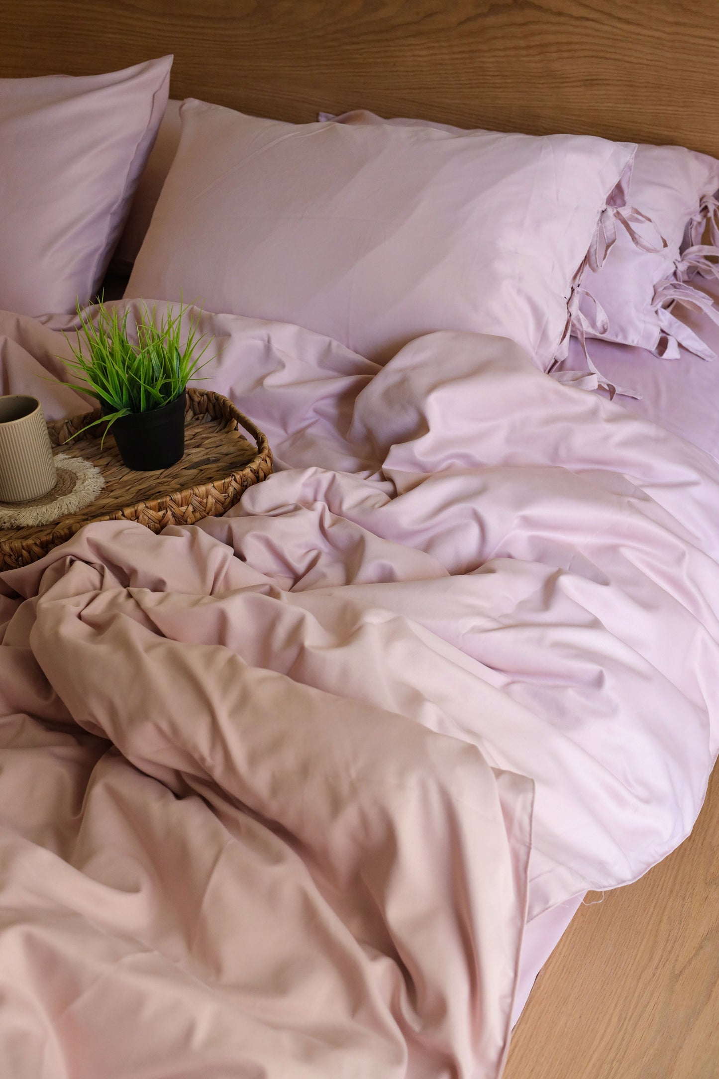 RIBBONELLE MARSHMELLO silky cotton duvet cover