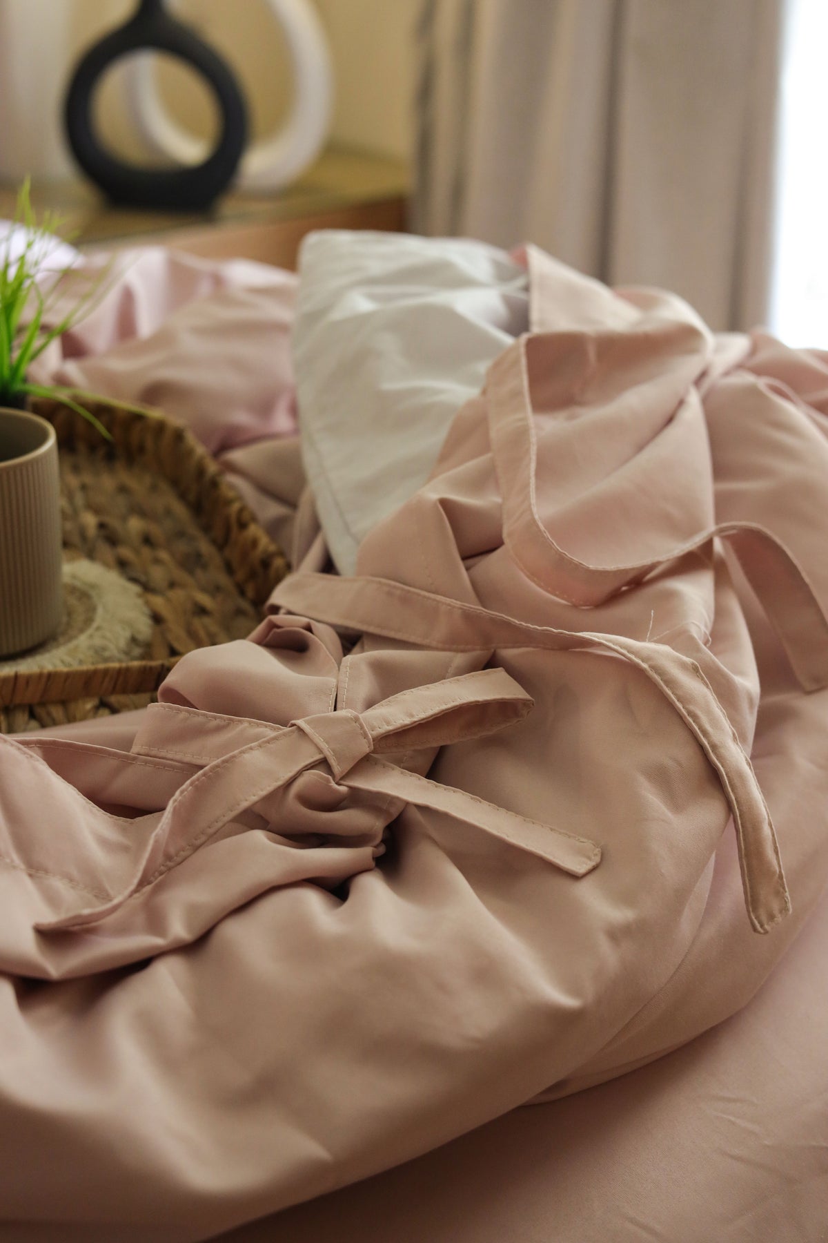 RIBBONELLE MARSHMELLO silky cotton duvet cover