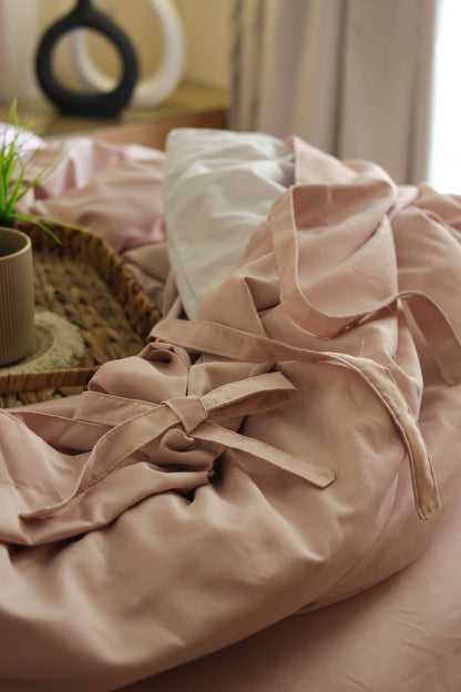 RIBBONELLE MARSHMELLO silky cotton duvet cover