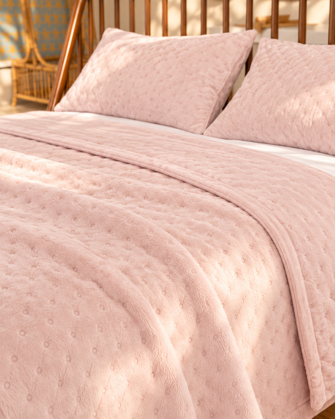 PETAL DOTELLA Embroidered Blanket Set