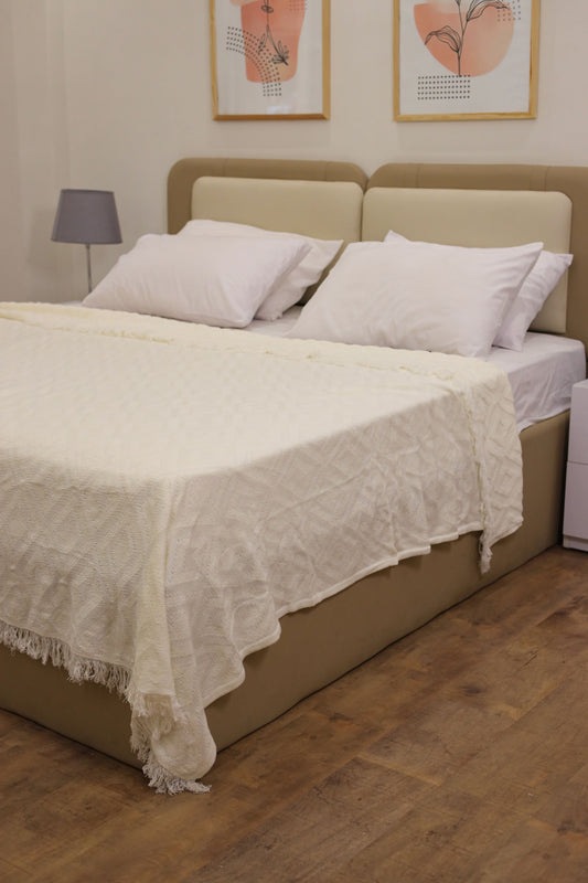 PEARL DIAMOND Jacquard Throw Blanket