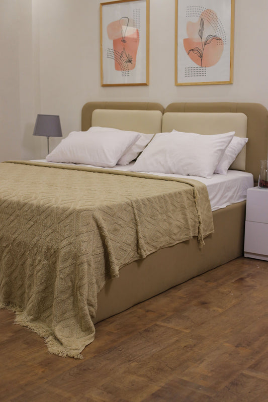GOLDEN DIAMOND Jacquard Throw Blanket