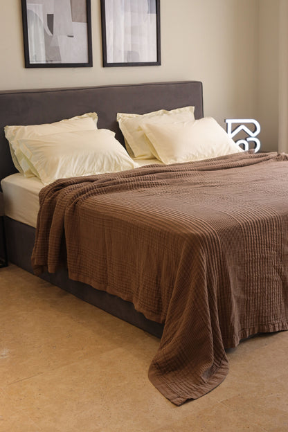 EARTHY ELITE Washed Cotton Throw Blanket