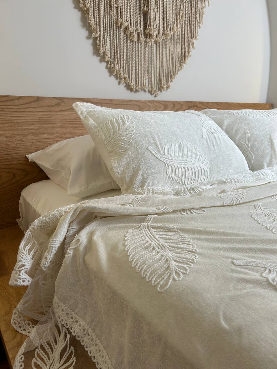 BOHO PALM chenille bridal set