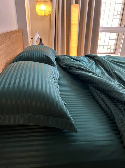 EMERALD stripe duvet cover