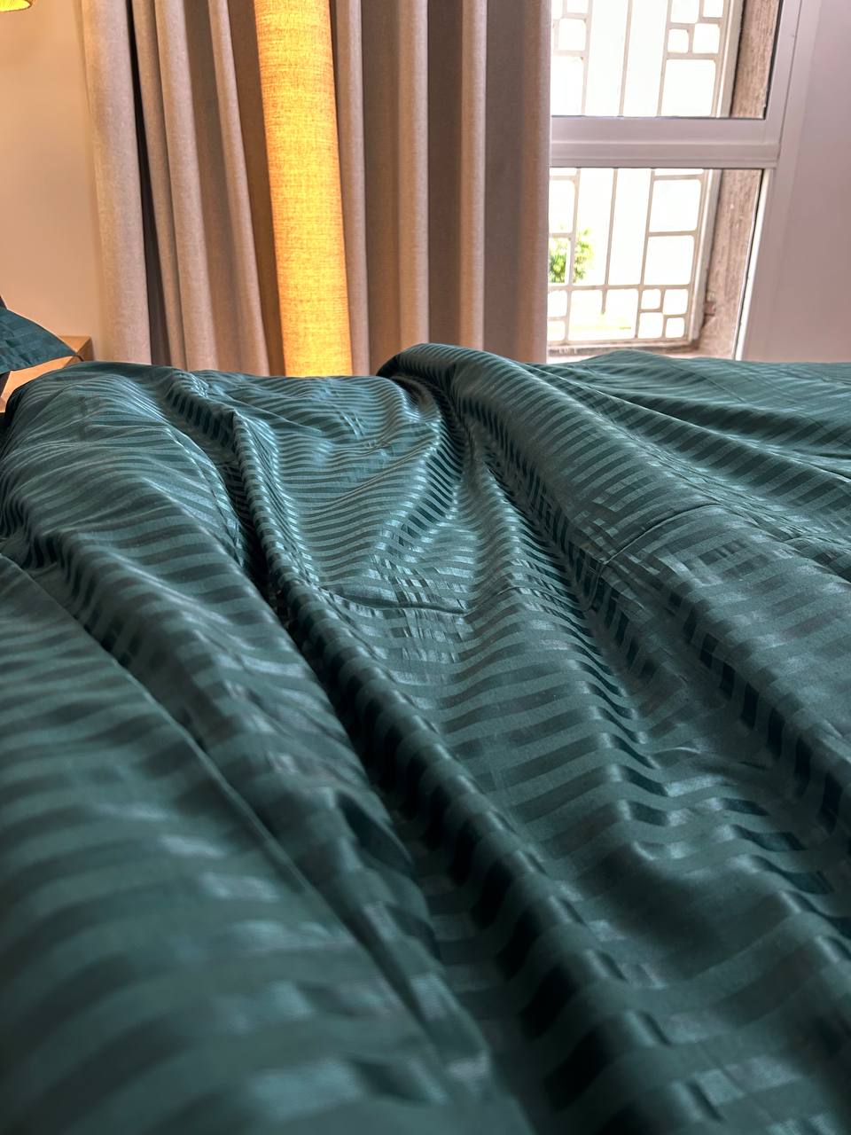 EMERALD stripe duvet cover