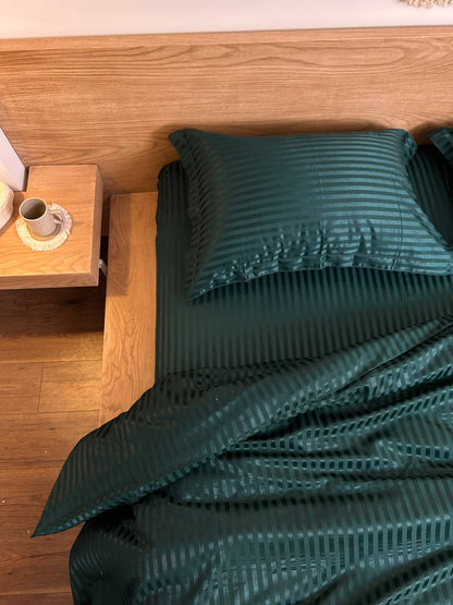 EMERALD stripe duvet cover