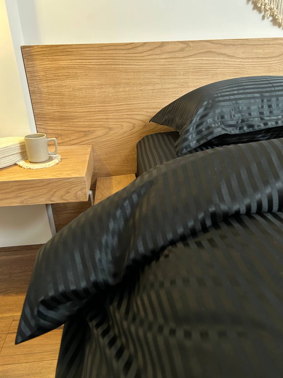 BLACK stripe duvet cover