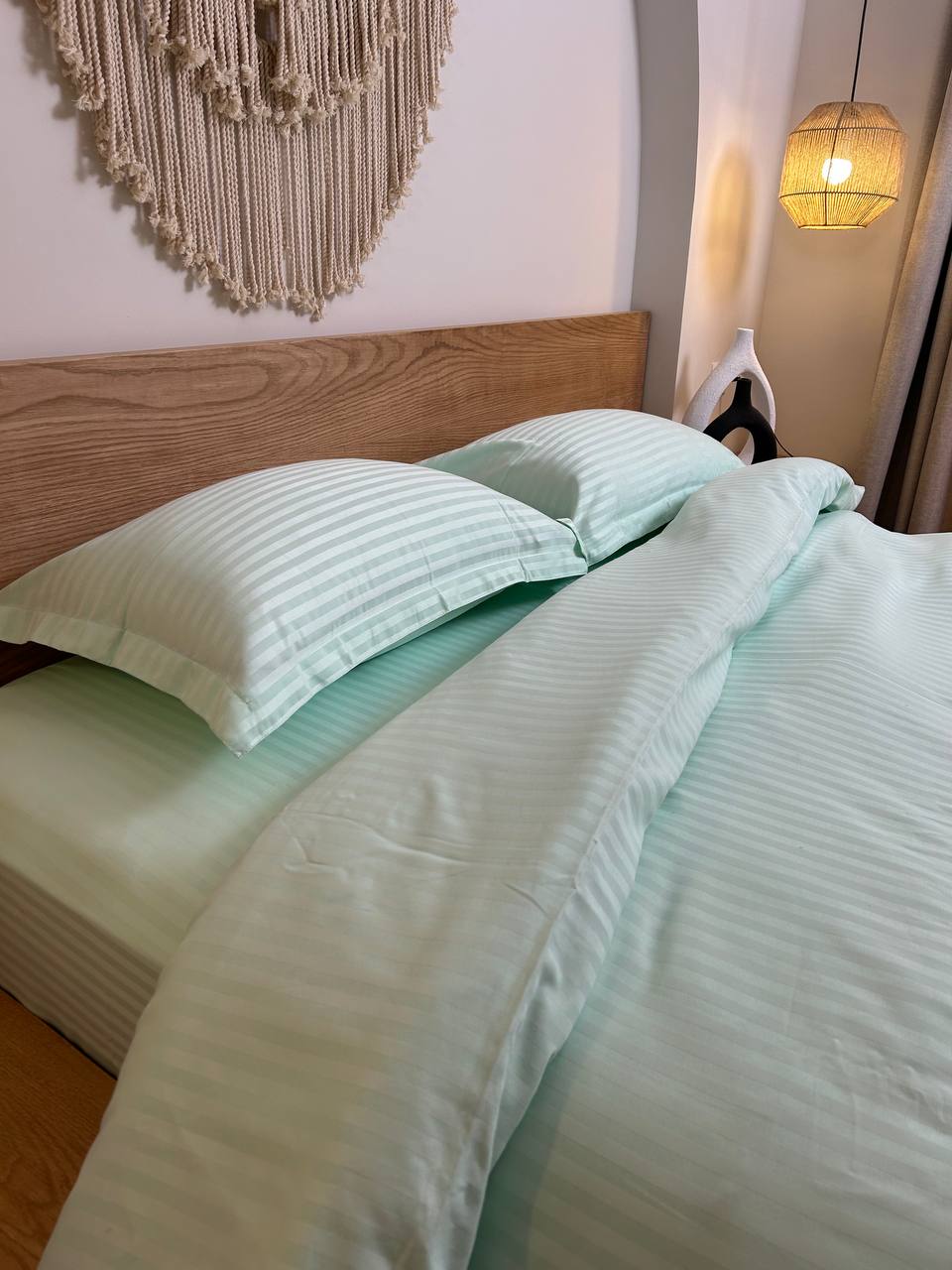 MINT stripe duvet cover