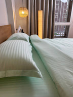 MINT stripe duvet cover