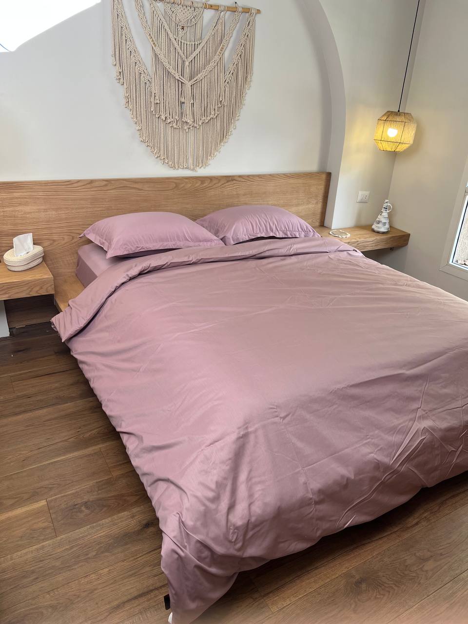PLUM PURPLE cotton duvet cover